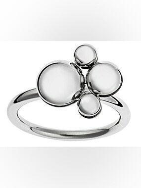 Calvin Klein Polished Spinning Ring - Silver